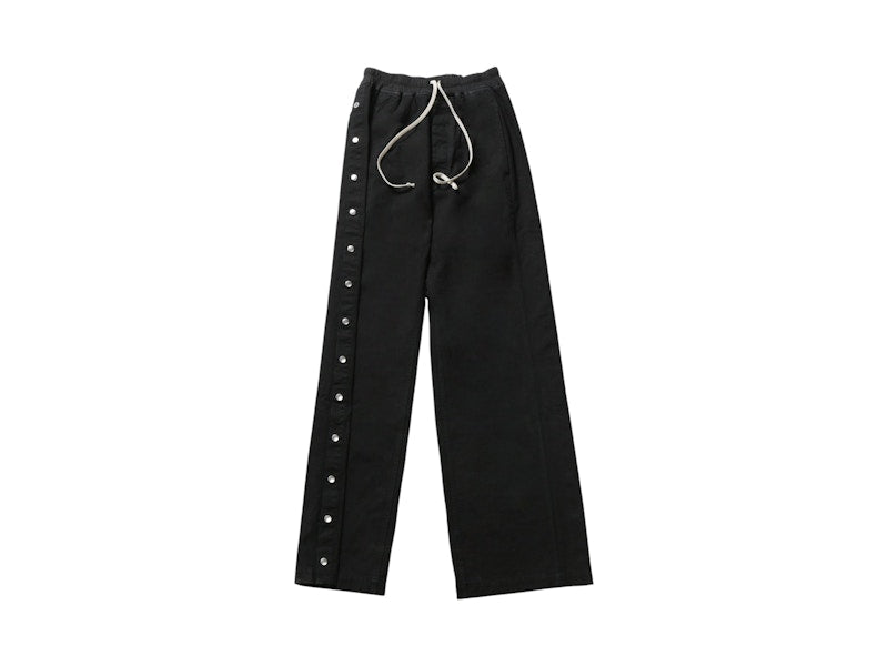Rick Owens DRKSHDW Cotton Canvas Pusher Pants Black