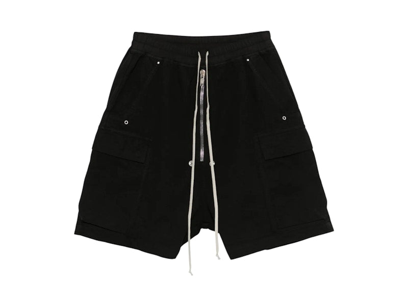 Rick Owens DRKSHDW Cotton Cargobela Shorts Black