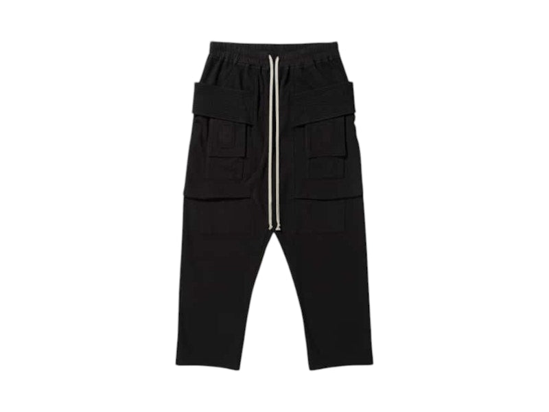 Rick Owens DRKSHDW Creatch Cargo Pants Black