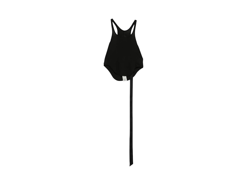 Rick Owens DRKSHDW Cropped Basic Tank Top Black