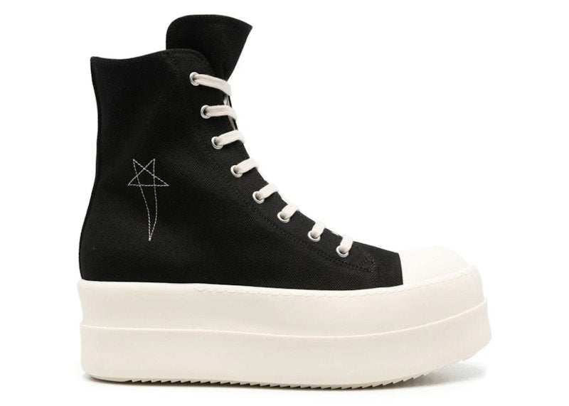 Rick Owens DRKSHDW Double Bumper High Black Milk