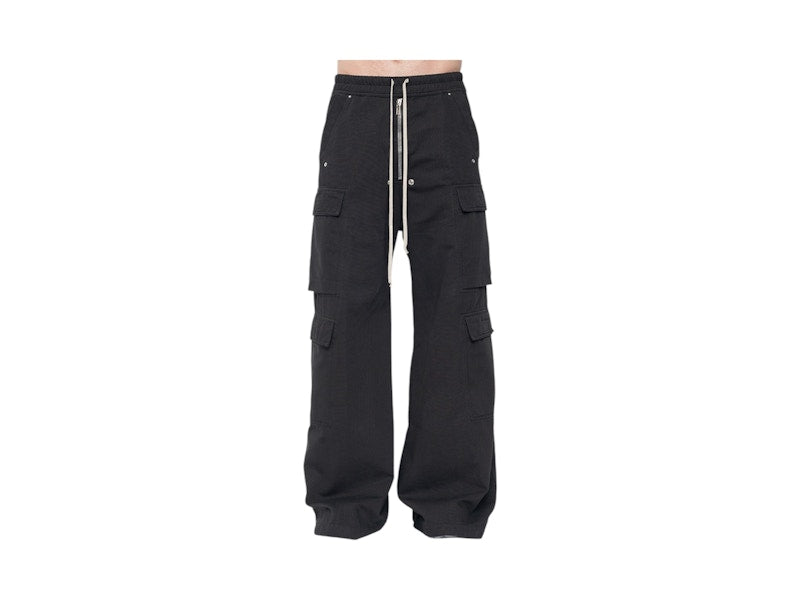 Rick Owens DRKSHDW Double Cargo Jumbo Belas Pants Faded Black