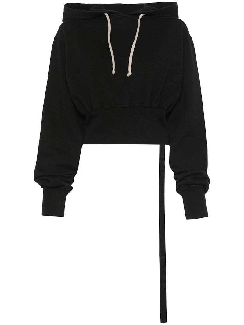 Rick Owens DRKSHDW Felpa Tatlin Hoodie Black