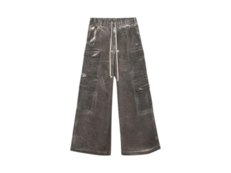 Rick Owens DRKSHDW Foil Denim Double Cargo Jumbo Belas Pants Darkdust