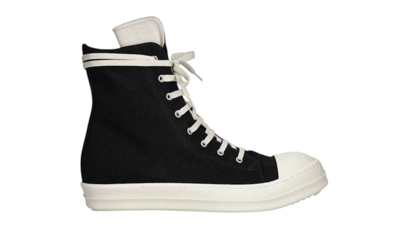Rick Owens DRKSHDW High Top Black Milk