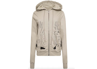 Rick Owens DRKSHDW Jason's Hoodie Pearl