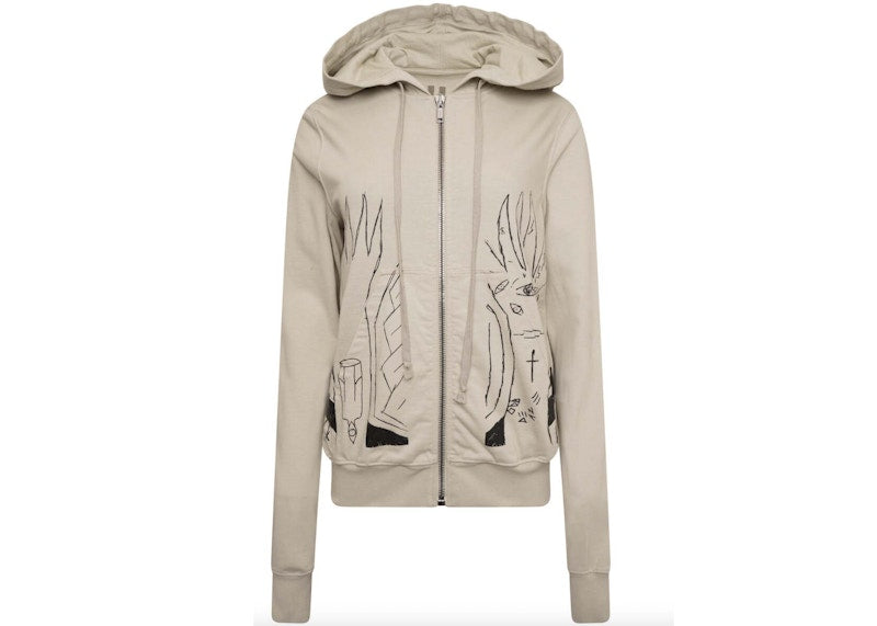 Rick Owens DRKSHDW Jason's Hoodie Pearl