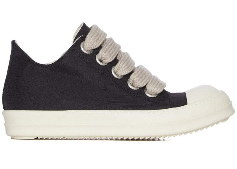 Rick Owens Concordians DRKSHDW Jumbo Laced Nylon Canvas Low Black Milk