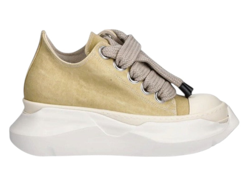 Rick Owens DRKSHDW Jumbo Laces Abstract Low Sneak Beige (Women's)