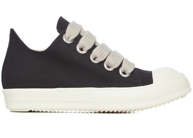 Rick Owens DRKSHDW Jumbolace Low Sneaks Black Milk