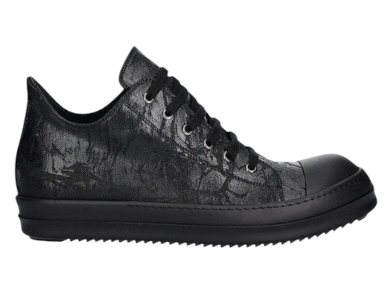 Rick Owens DRKSHDW Low Sneaks Black Black