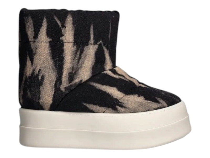 Rick Owens DRKSHDW Mega Bumper Low Lunar Boot Black Beige