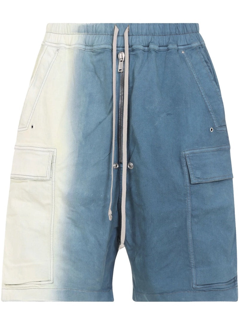 Rick Owens DRKSHDW Pantaloni Cargobela Shorts Toothpaste Degrade