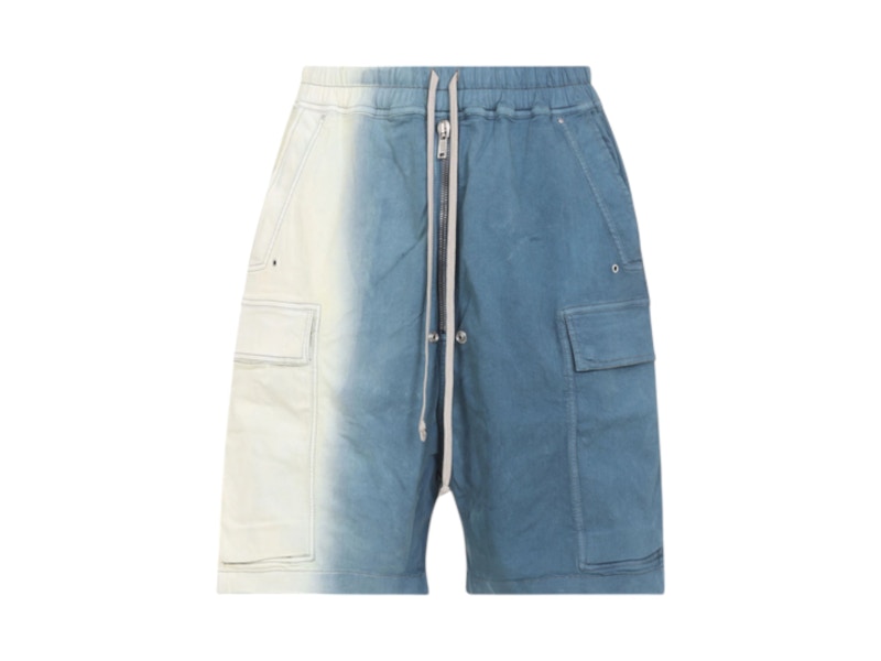 Rick Owens DRKSHDW Pantaloni Cargobela Shorts Toothpaste Degrade