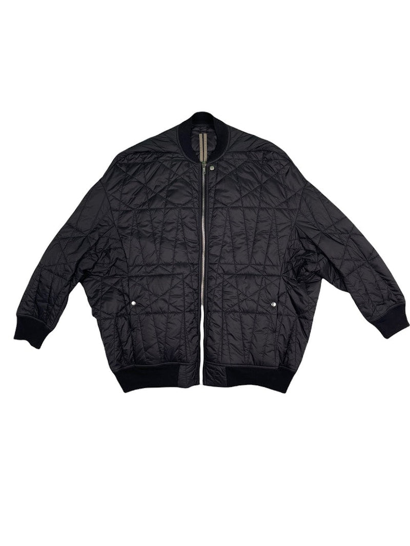 Rick Owens DRKSHDW Quilted Jumbo Flight Jacket Black