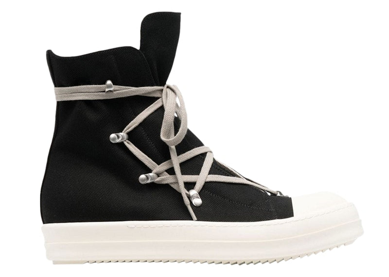 Rick Owens DRKSHDW Strobe Cotton Denim Hexa High Black Milk (Women's)
