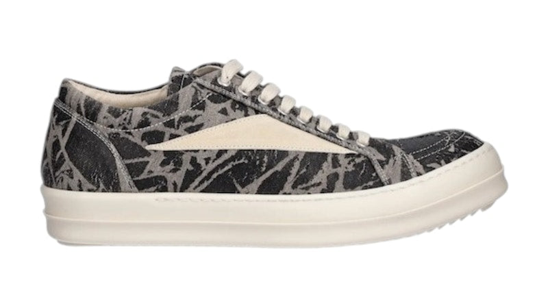 Rick Owens DRKSHDW Vintage Low Grey Cracked Pearl