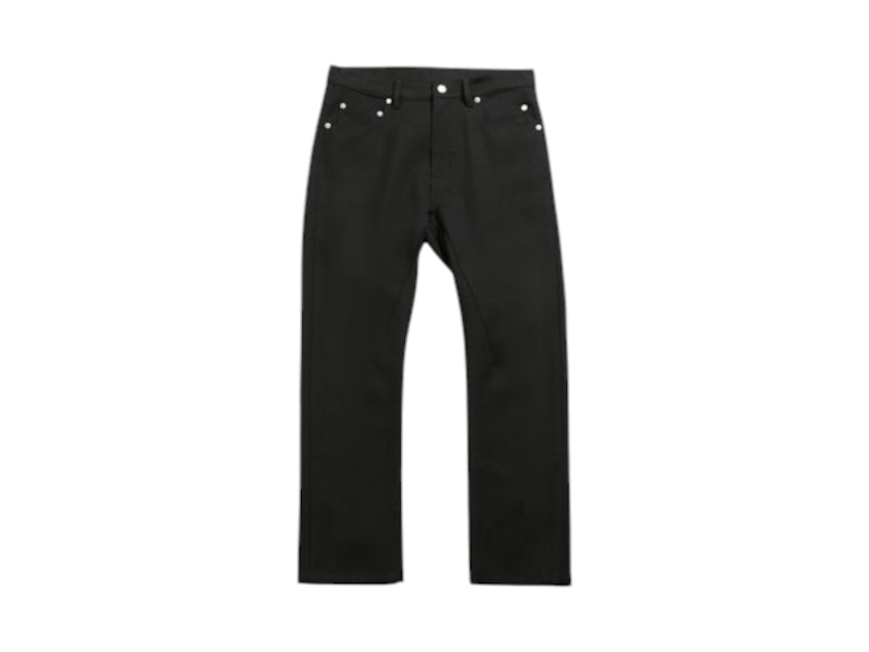 Rick Owens Detroit Cut Pants Black
