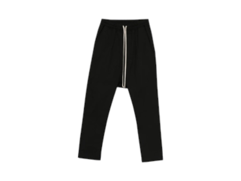 Rick Owens Drawstring Long Pants Black