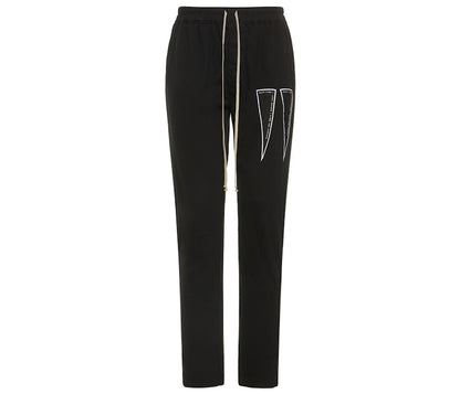 Rick Owens Drkshdw Berlin Lightweight Lyrics Drawstring Pant Black
