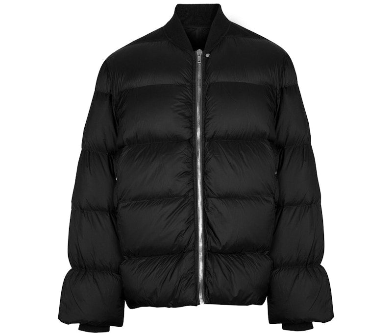 Rick Owens Flight Down Jacket Black