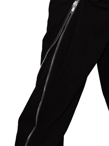 Rick Owens Fogachine Runway Slim Fit Pants Black