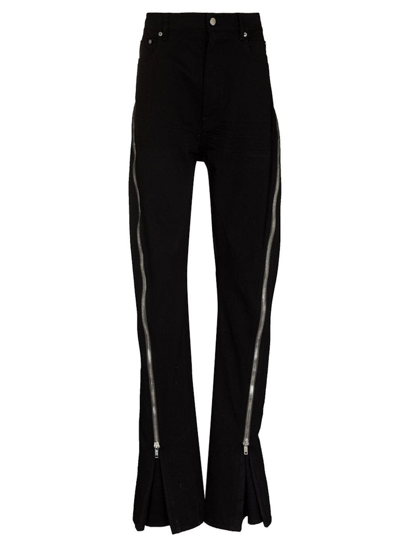 Rick Owens Fogachine Runway Slim Fit Pants Black