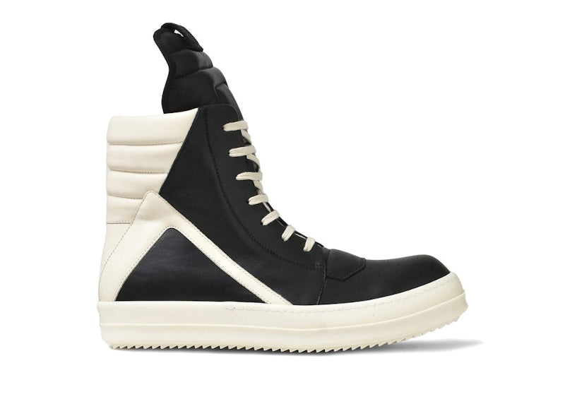 Rick Owens Geobaskets Black Milk