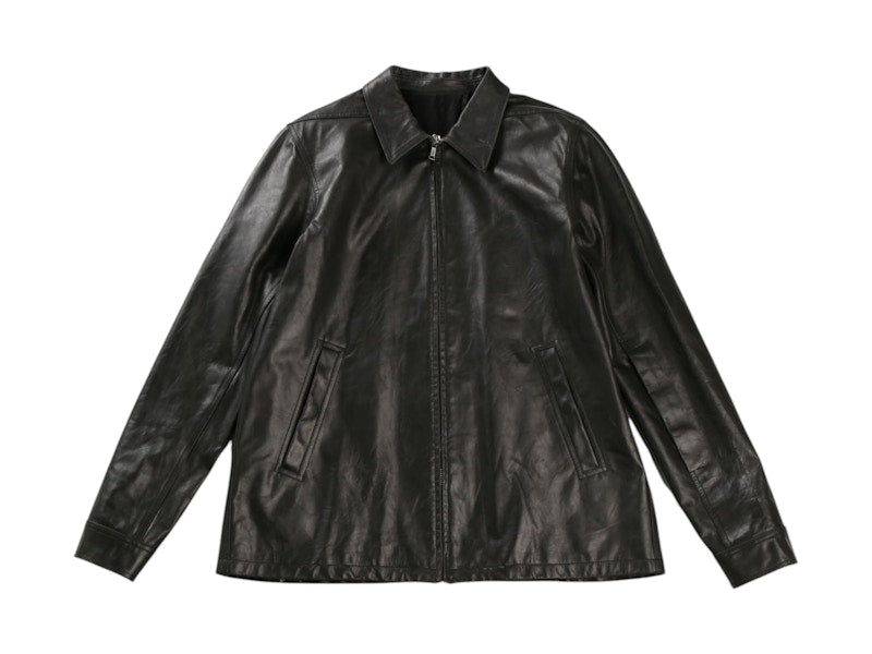 Rick Owens Giacca In Pelle Brad Jacket Black