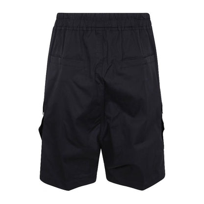 Rick Owens Heavy Cotton Cargobela Shorts Black