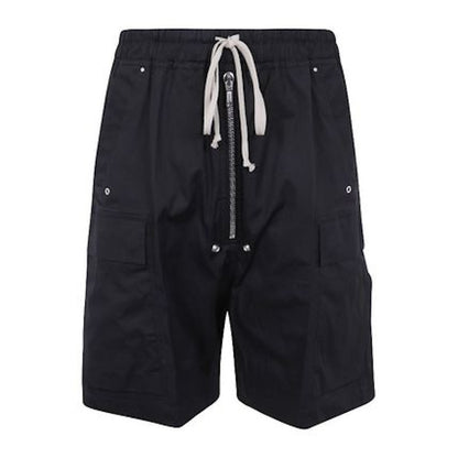 Rick Owens Heavy Cotton Cargobela Shorts Black