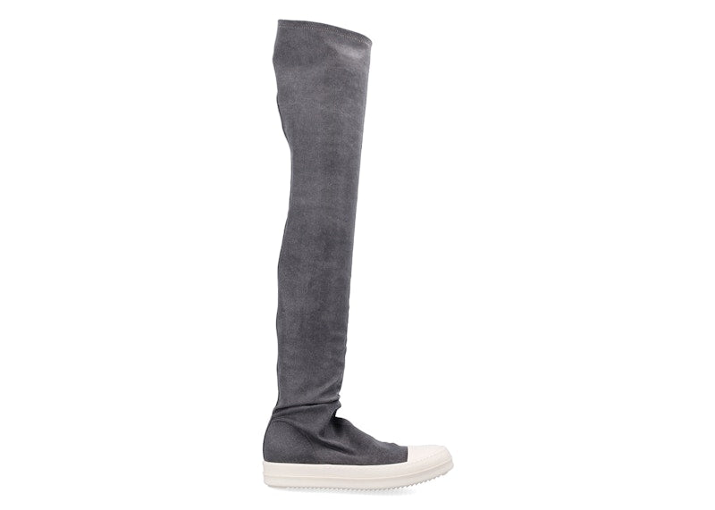 Rick Owens Hollywood DRKSHDW High Sock Sneaks Dark Dust Milk (Women's)