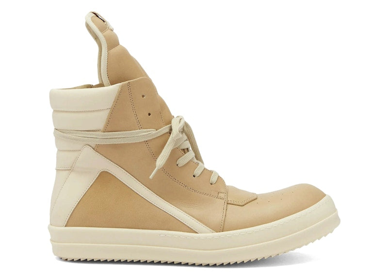 Rick Owens Hollywood Geobasket High Parchment Milk