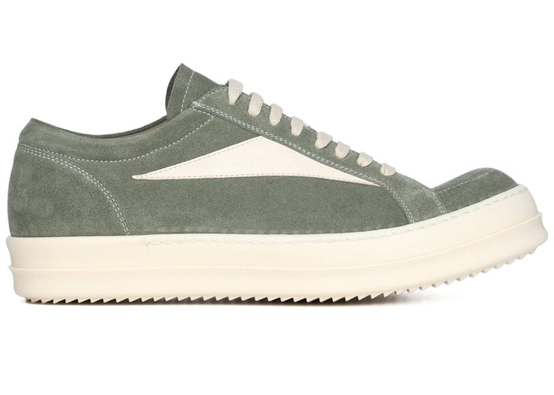 Rick Owens Hollywood Vintage Sneaks Celadon Milk