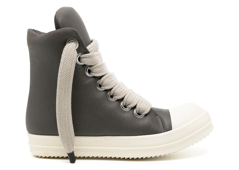 Rick Owens Jumbo Lace Padded Ramones High Dark Dust