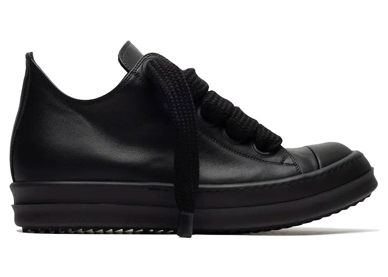 Rick Owens Jumbo Laced Low All Black (Women's)
