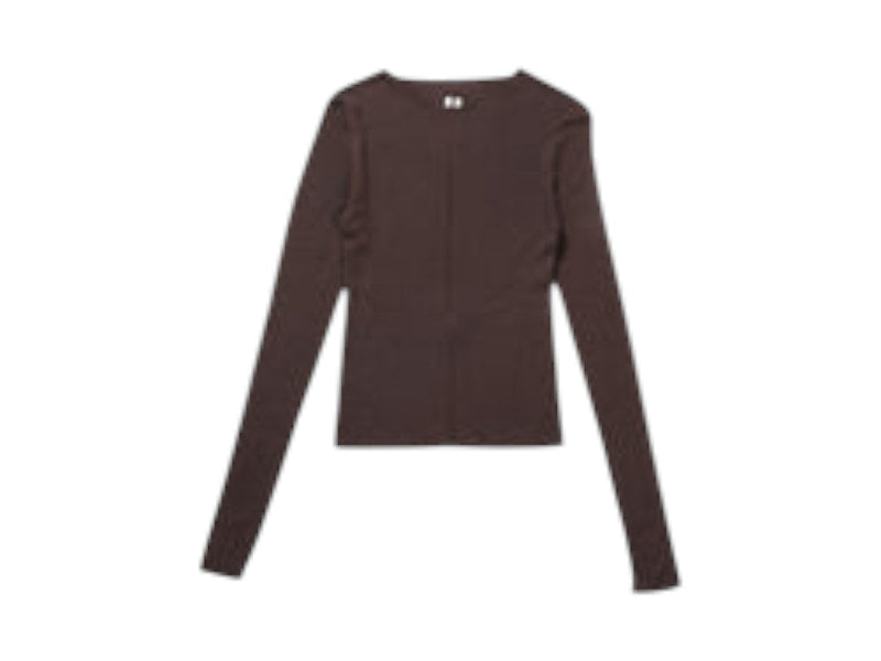 Rick Owens Knit Pull Sweater Mahogany