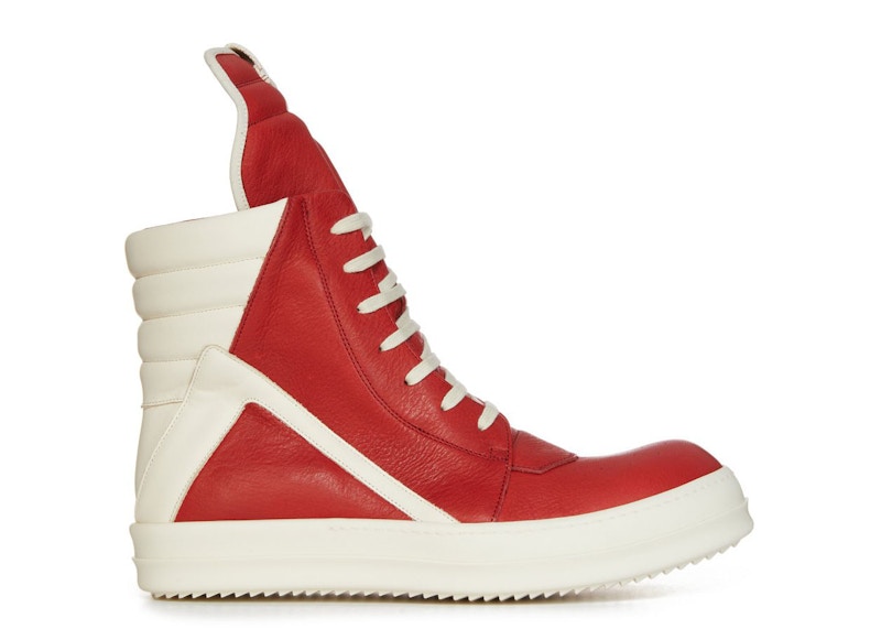 Rick Owens Lido Geobasket Cardinal Red