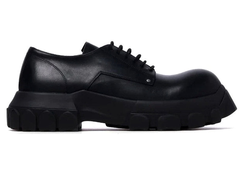 Rick Owens Lido Lace Up Bozo Tractor Black (Women's)