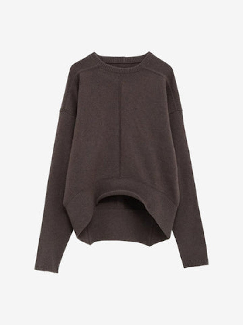 Rick Owens Maglia Round Neck Knitwear Sweater Dark DUSt