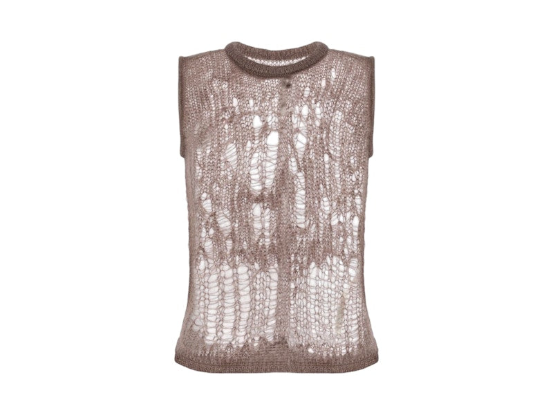 Rick Owens Maglia Spider Tank Dust