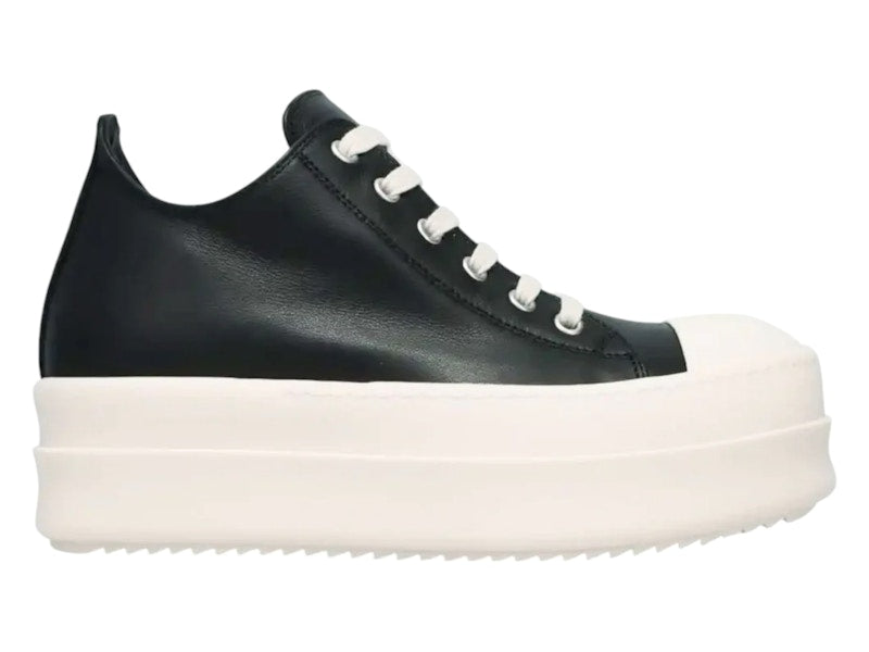 Rick Owens Mega Bumper Low Leather Black Milk (Women's)