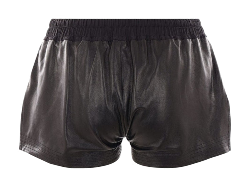 Rick Owens Pelle Shorts Fog Boxers Black