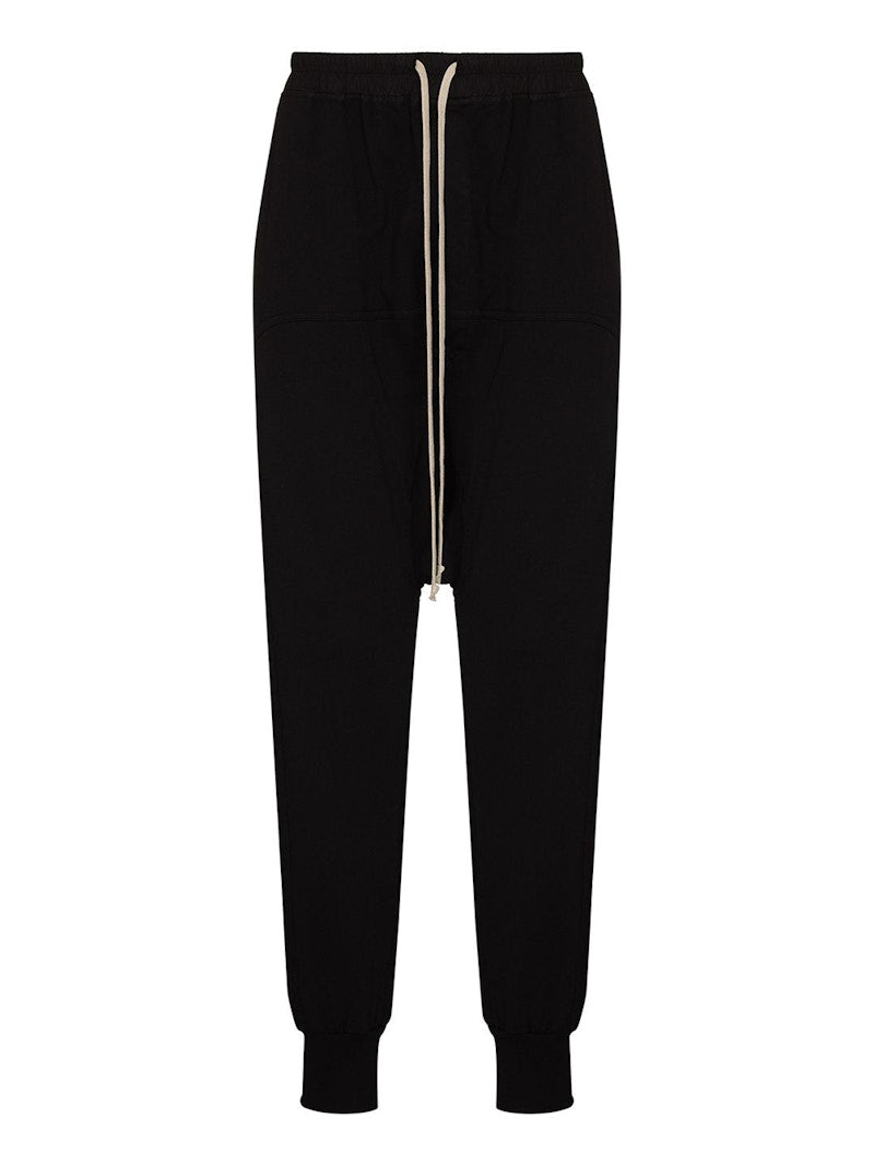 Rick Owens Prisoner Drawstring Track Pants Black
