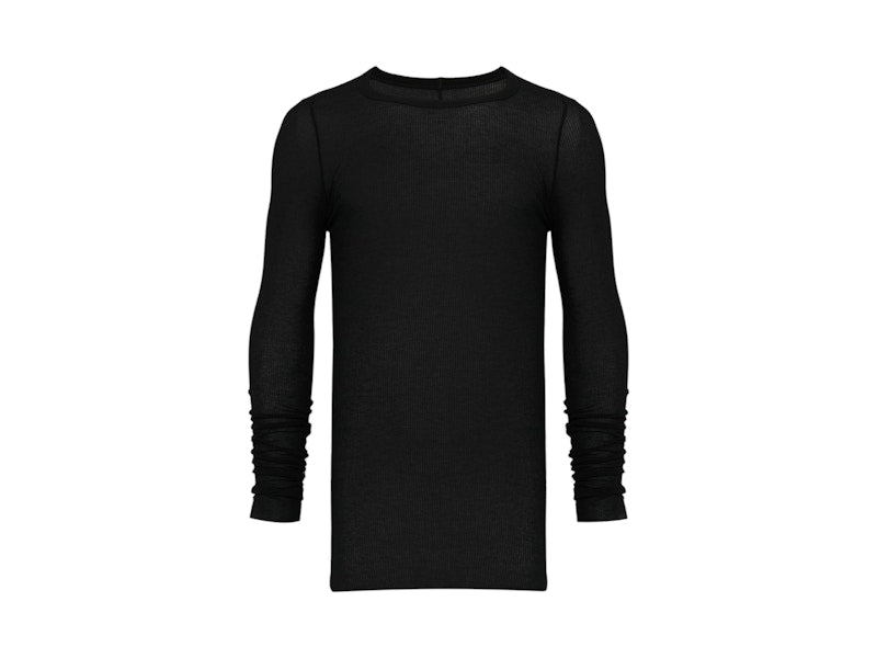 Rick Owens Rib LS T-shirt Black