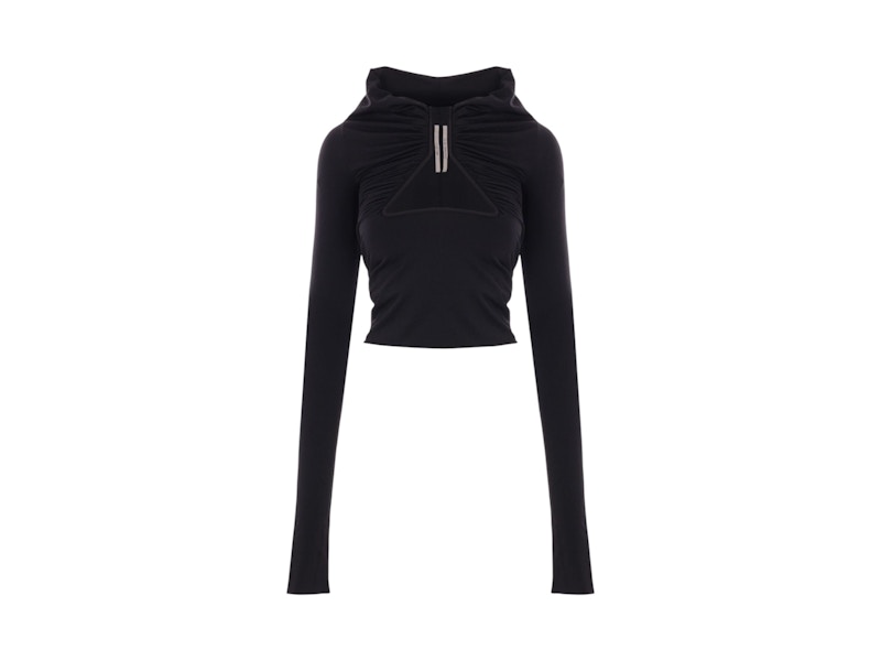 Rick Owens T-shirt Jersey LS Prong Jersey T-shirt Black