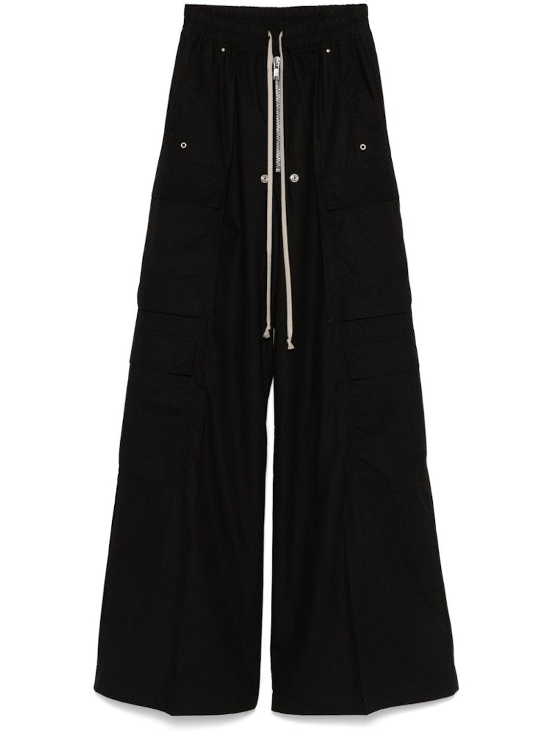 Rick Owens Thin Wool Cargobelas Black