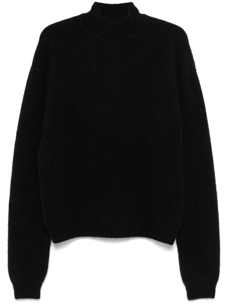 Rick Owens Turtle Neck Sweater Black