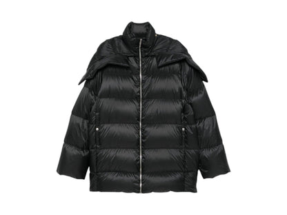 Rick Owens x Moncler Woven Hooded Cyclopic Coat Black
