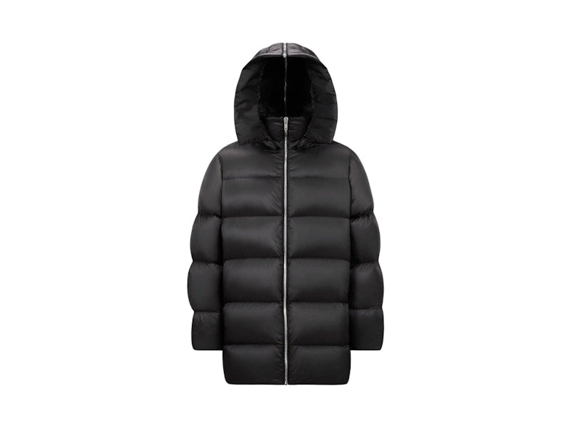 Rick Owens x Moncler Woven Hooded Cyclopic Coat Black